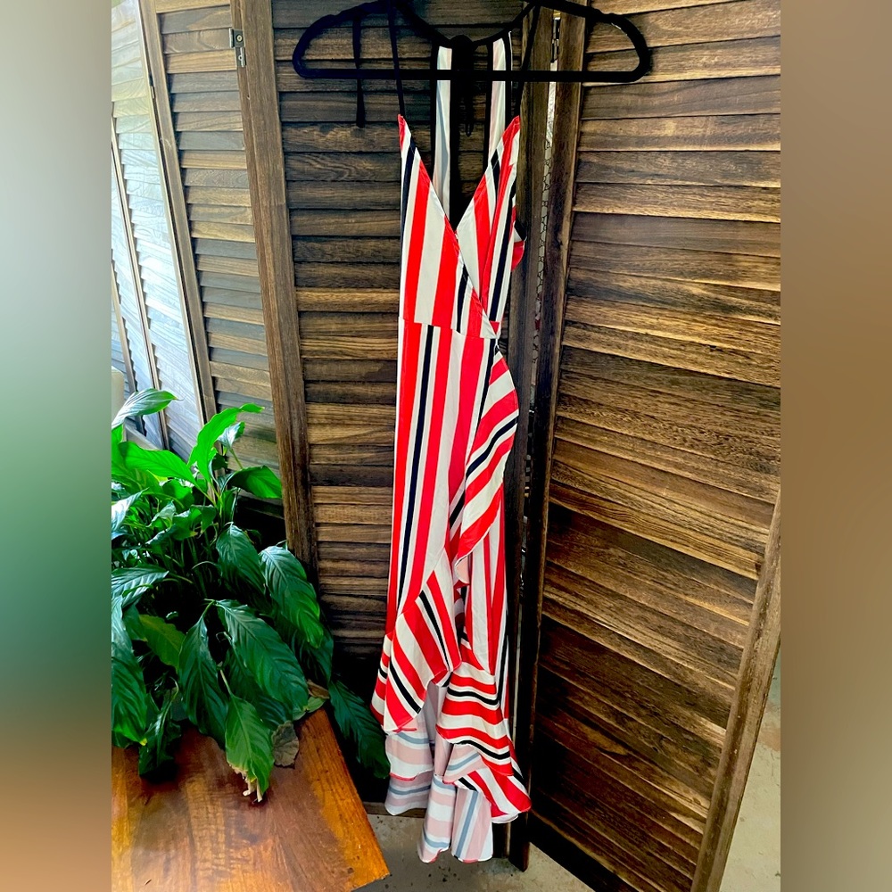 Striped maxi dress